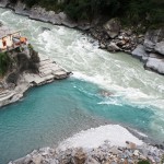 Rudraprayag. Confluence of Alaknanda and Mandakini tributaries of Ganges