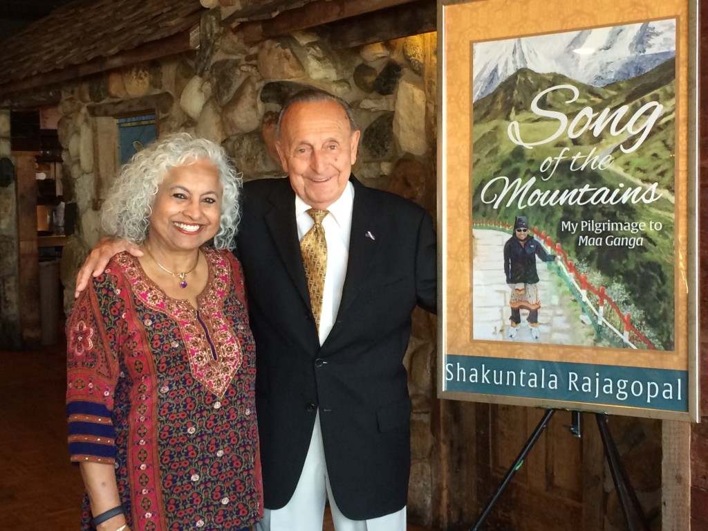 Author and artist Shakuntala Rajagopal and Port Edward owner Ed Wolowiec